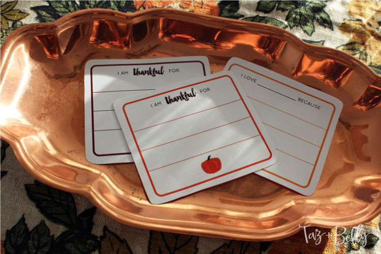 Printable Thankful Notes