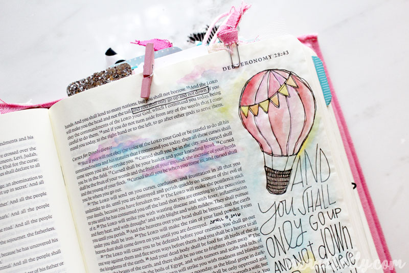 Bible Journaling Update | tazandbelly.com