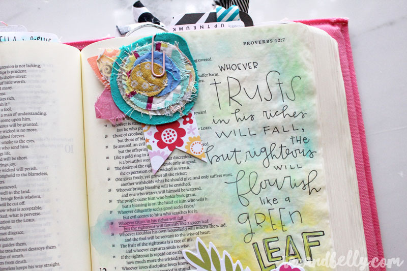 Bible Journaling Update | tazandbelly.com