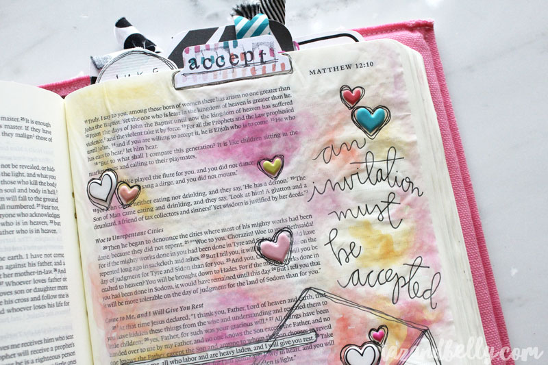 Bible Journaling Update | tazandbelly.com