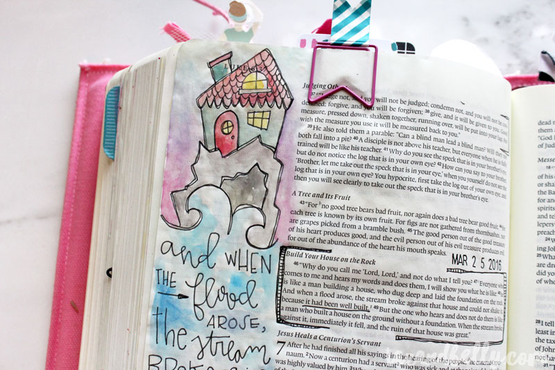 Bible Journaling Update | tazandbelly.com