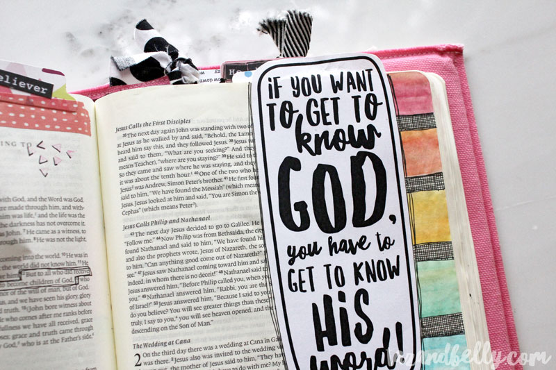 Bible Journaling Update | tazandbelly.com