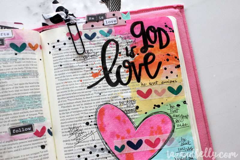 Bible Journaling Update | tazandbelly.com