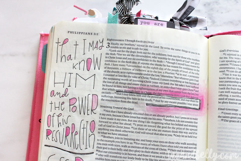 Bible Journaling Update | tazandbelly.com