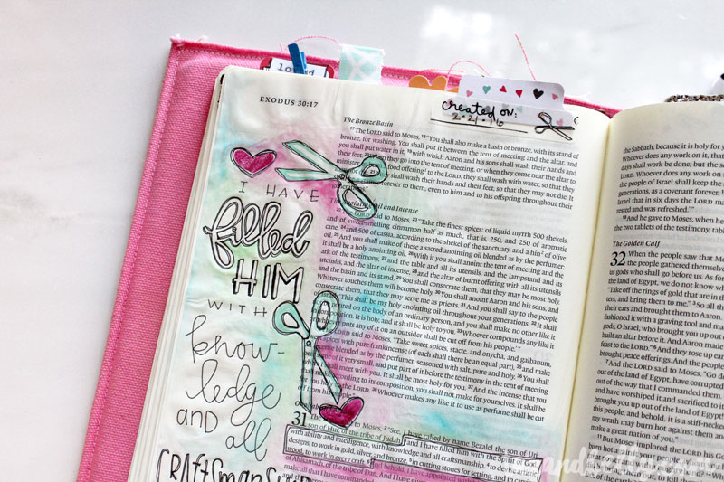 Bible Journaling Update | tazandbelly.com