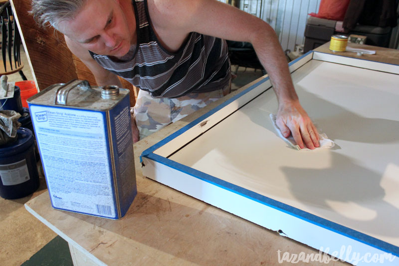 DIY Concrete Coffee Table | tazandbelly.com