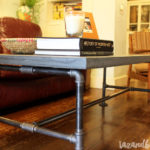 DIY Concrete & Pipe Fitting Coffee Table