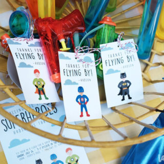 DIY Superhero Birthday | tazandbelly.com