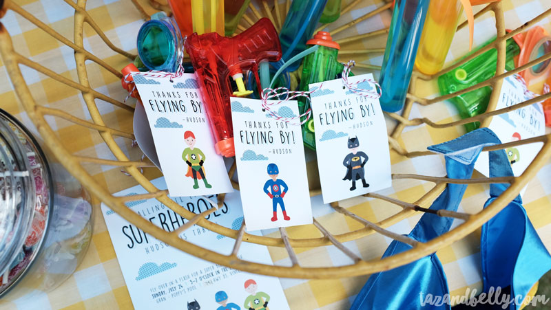 DIY Superhero Birthday | tazandbelly.com