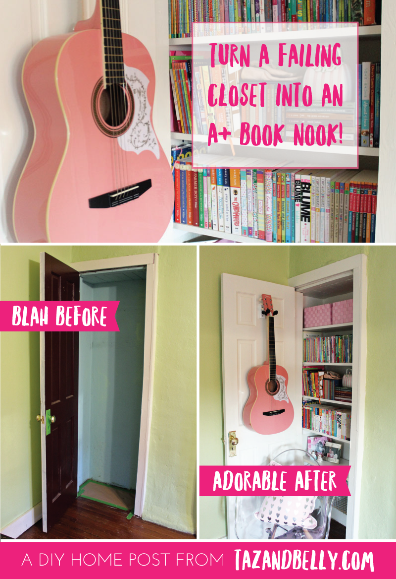 DIY Book Nook & Room Tour | tazandbelly.com