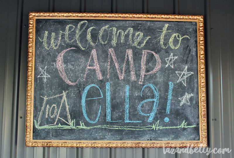 Camp Ella Birthday Party | tazandbelly.com