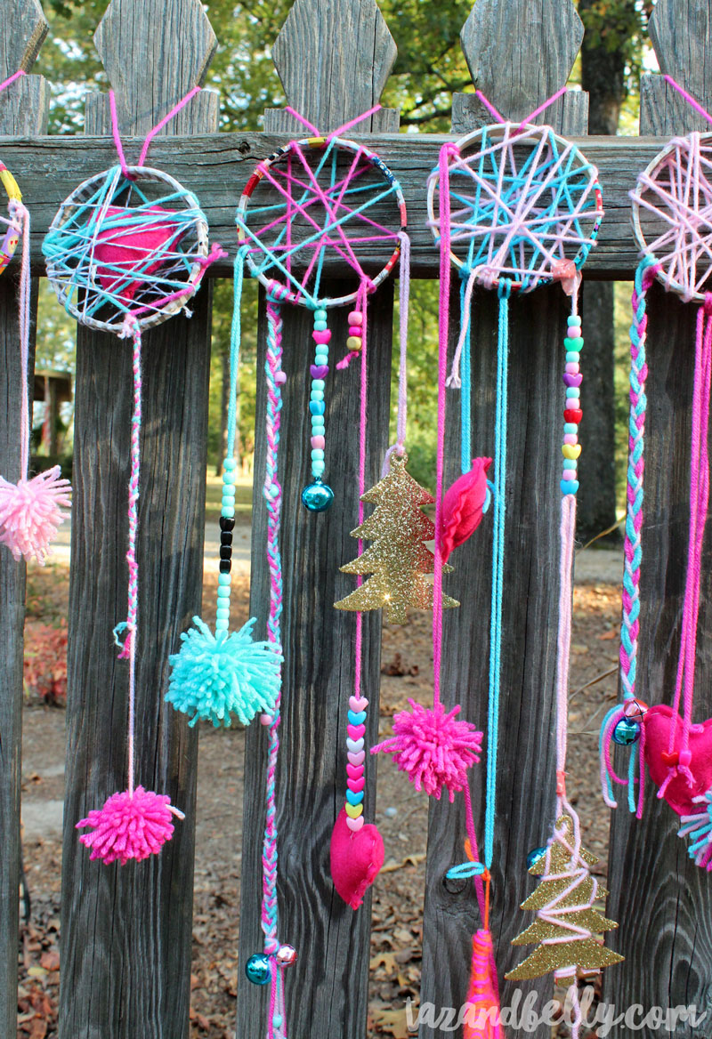 DIY Dream Catcher Party Craft | tazandbelly.com