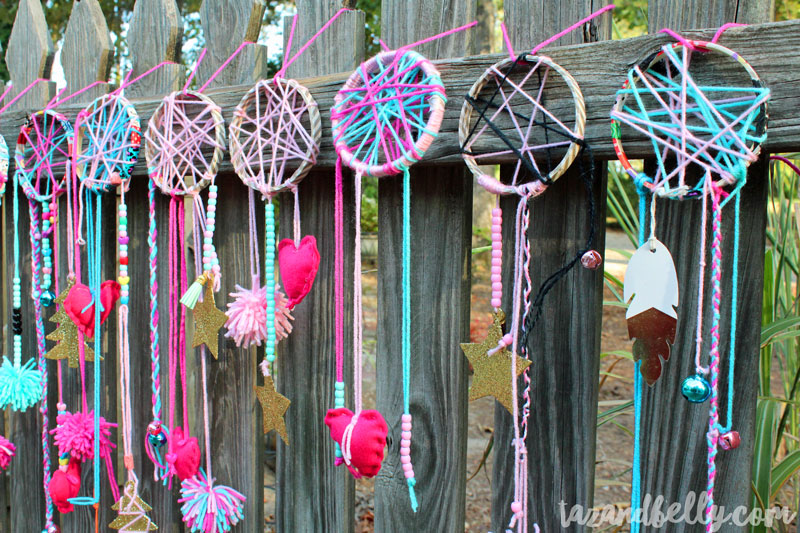 DIY Dream Catcher Party Craft | tazandbelly.com