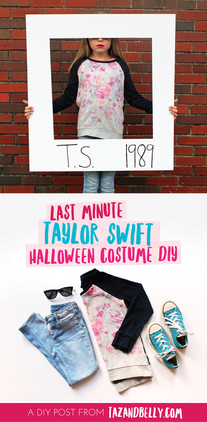 Last Minute Taylor Swift Halloween Costume | tazandbelly.com