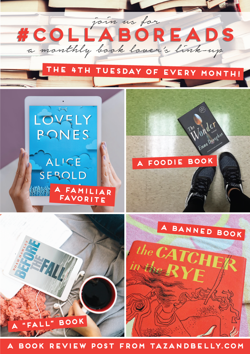 Join us each month for the Collaboreads Virtual Book Club. We'll pick the prompt, you pick the book, and we'll meet back here to discuss! | tazandbelly.com