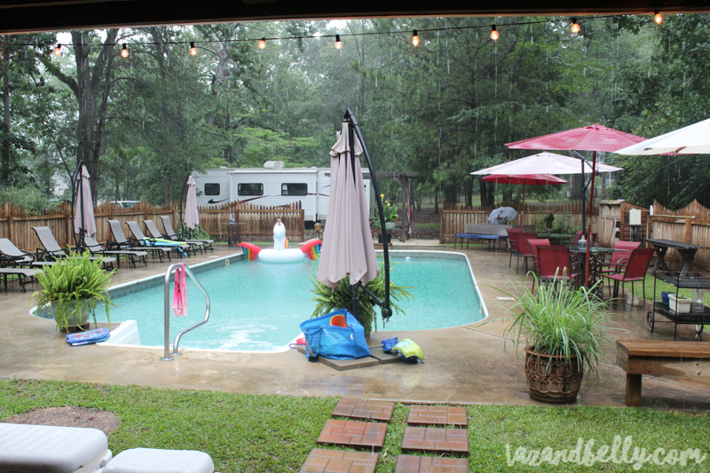 Pool Porch Addition | tazandbelly.com