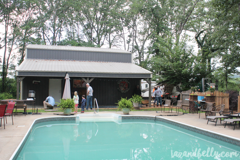 Pool Porch Addition | tazandbelly.com