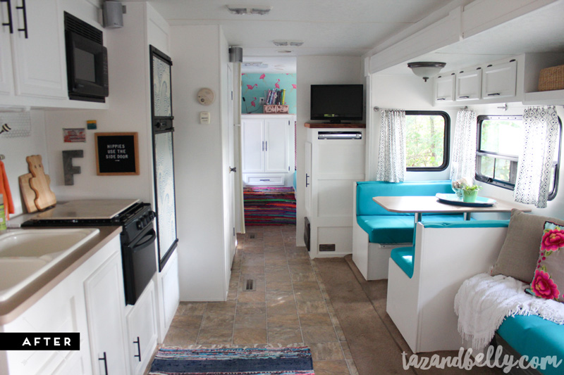 Opal Final Camper Transformation | tazandbelly.com