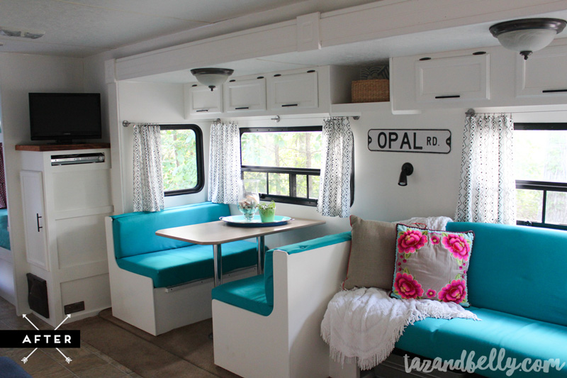 Opal Final Camper Transformation | tazandbelly.com