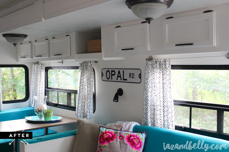 Opal Final Camper Transformation | tazandbelly.com