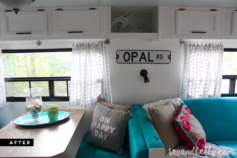 Opal Final Camper Transformation | tazandbelly.com