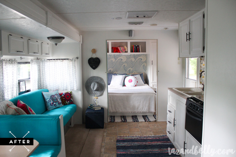 Opal Final Camper Transformation | tazandbelly.com