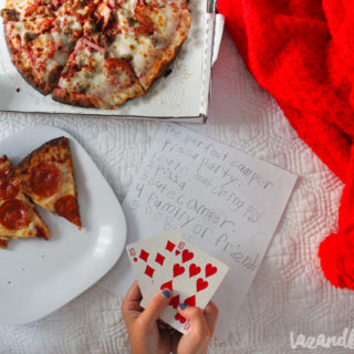 Gluten Free Papa John's Pajama Party | tazandbelly.com