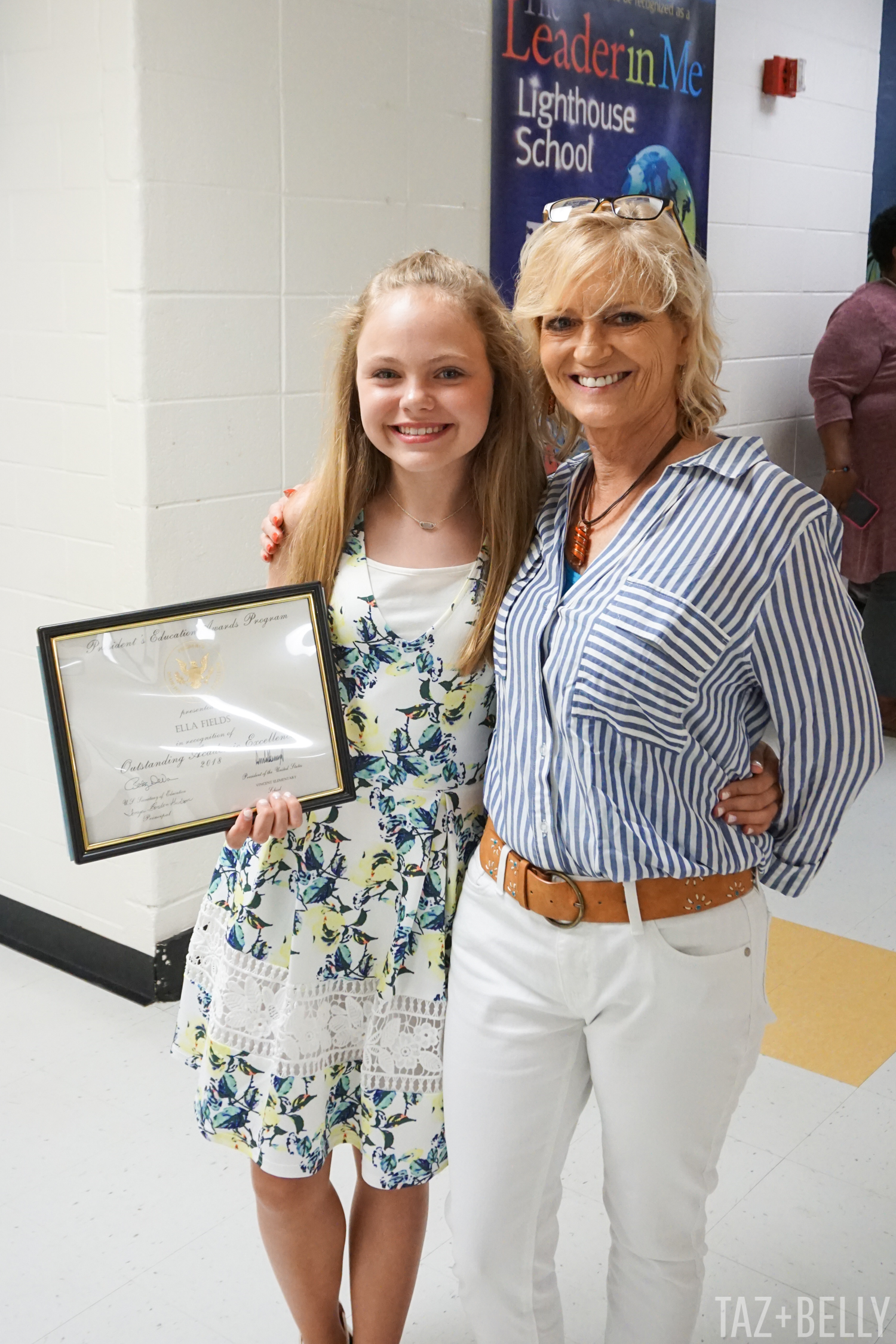 Ella's 5th Grade Graduation | tazandbelly.com