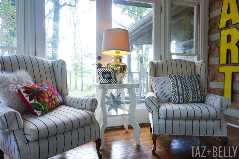 Wishing, Waiting + Nesting: Our Sunroom Studio Tour | tazandbelly.com