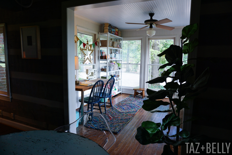 Wishing, Waiting + Nesting: Our Sunroom Studio Tour | tazandbelly.com