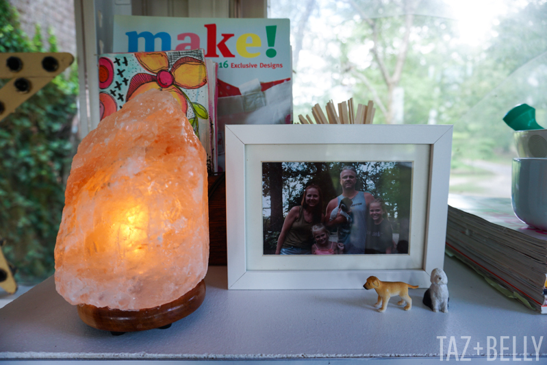 Wishing, Waiting + Nesting: Our Sunroom Studio Tour | tazandbelly.com