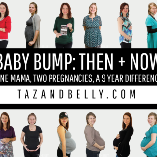 Baby Bump: Now & Then