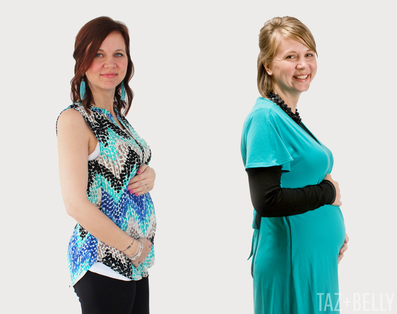 Baby Bump: Now & Then | tazandbelly.com