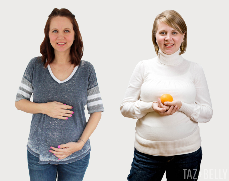 Baby Bump: Now & Then | tazandbelly.com