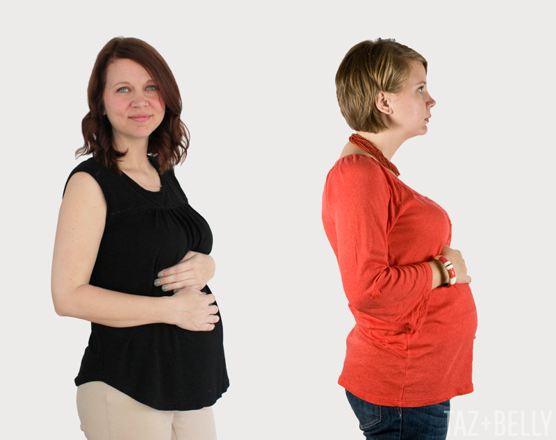 Baby Bump: Now & Then | tazandbelly.com