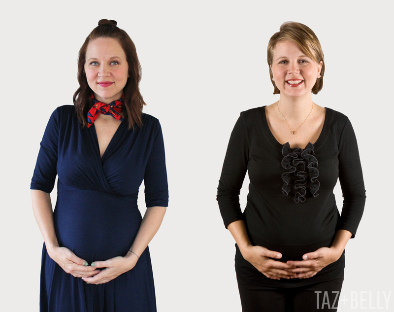 Baby Bump: Now & Then | tazandbelly.com