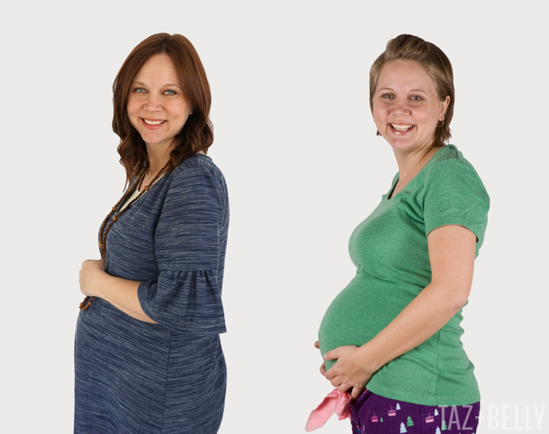 Baby Bump: Now & Then | tazandbelly.com