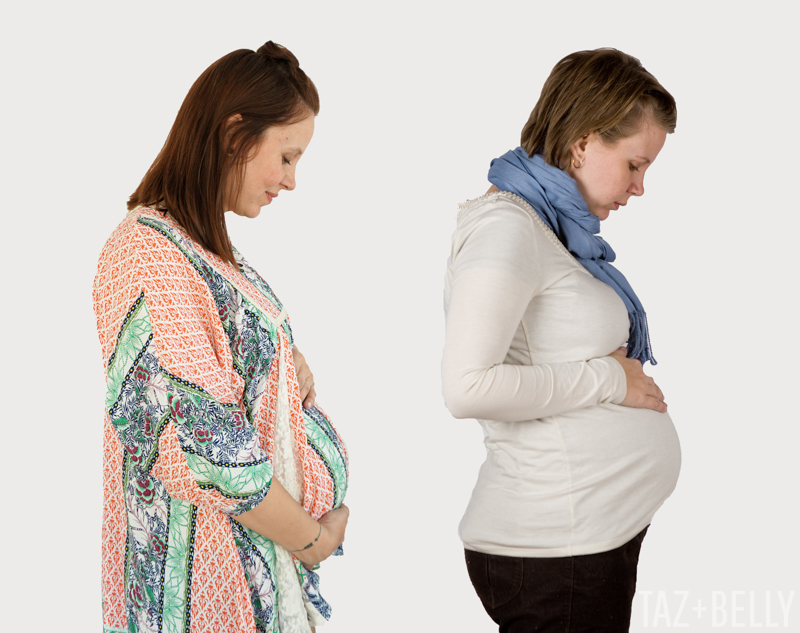 Baby Bump: Now & Then | tazandbelly.com