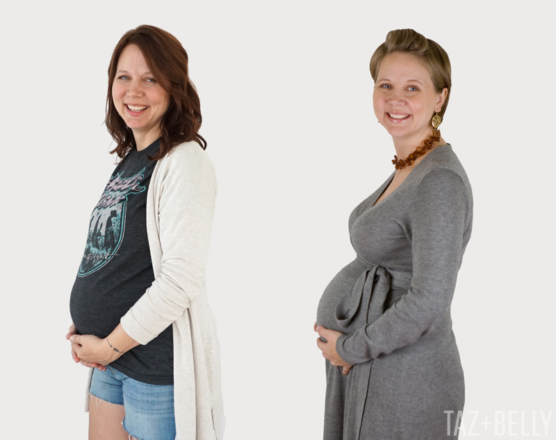 Baby Bump: Now & Then | tazandbelly.com