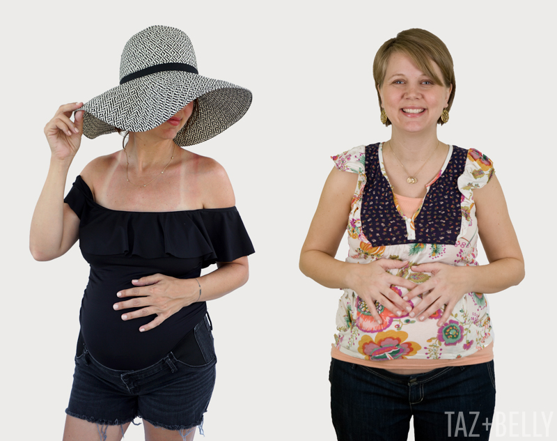 Baby Bump: Now & Then | tazandbelly.com