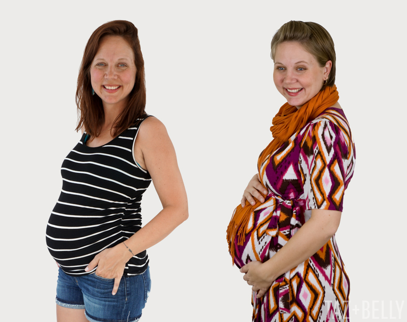 Baby Bump: Now & Then | tazandbelly.com