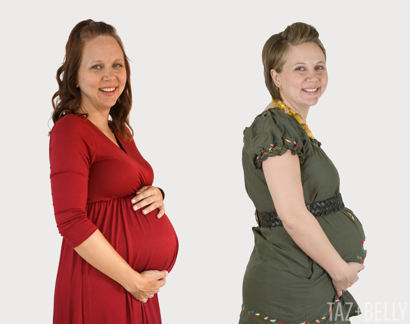 Baby Bump: Now & Then | tazandbelly.com