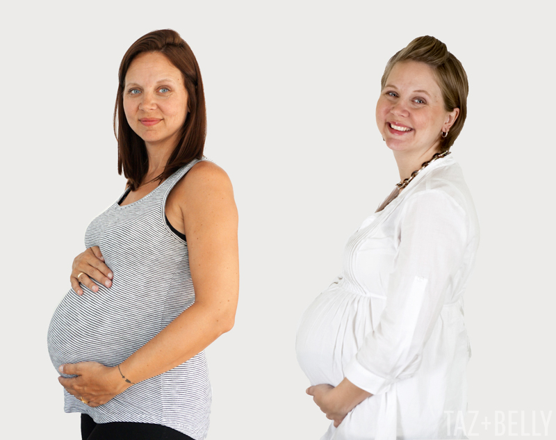 Baby Bump: Now & Then | tazandbelly.com