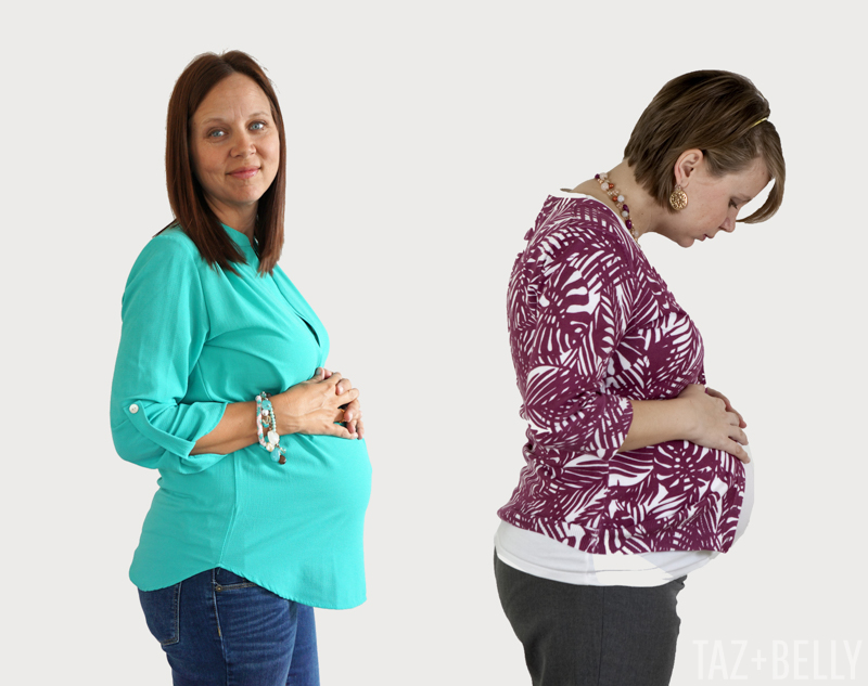 Baby Bump: Now & Then | tazandbelly.com