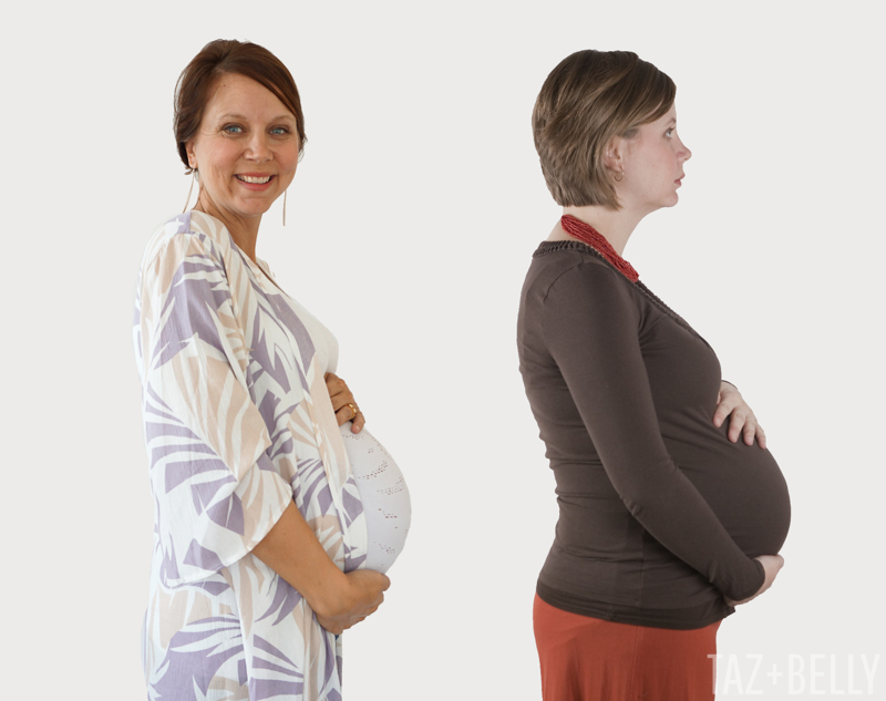 Baby Bump: Now & Then | tazandbelly.com