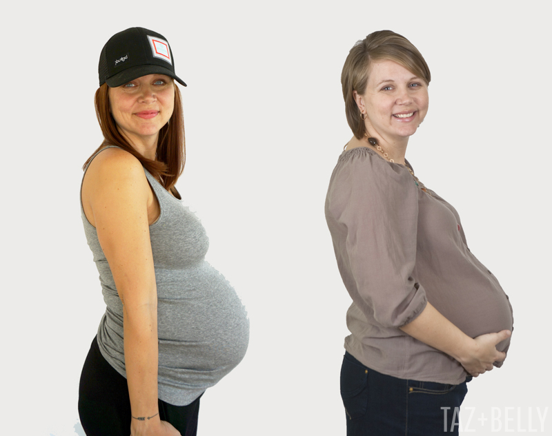 Baby Bump: Now & Then | tazandbelly.com