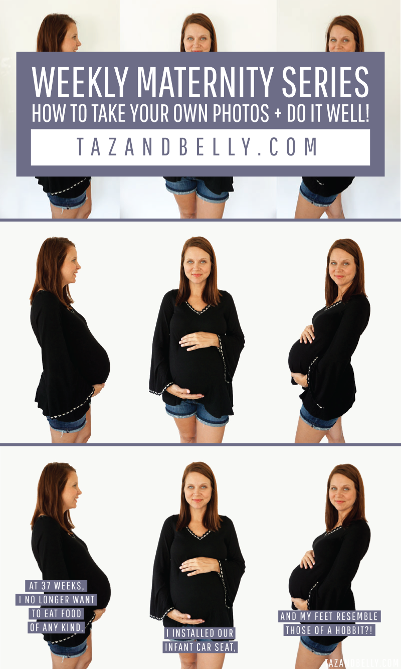 DIY Baby Belly Photos | tazandbelly.com