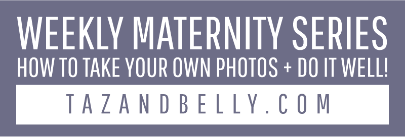 DIY Baby Belly Photos | tazandbelly.com