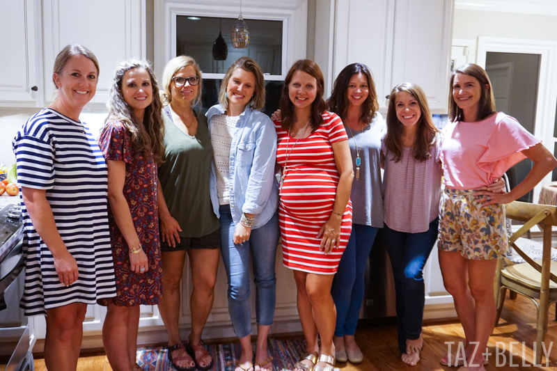 Small Group Baby Shower | tazandbelly.com