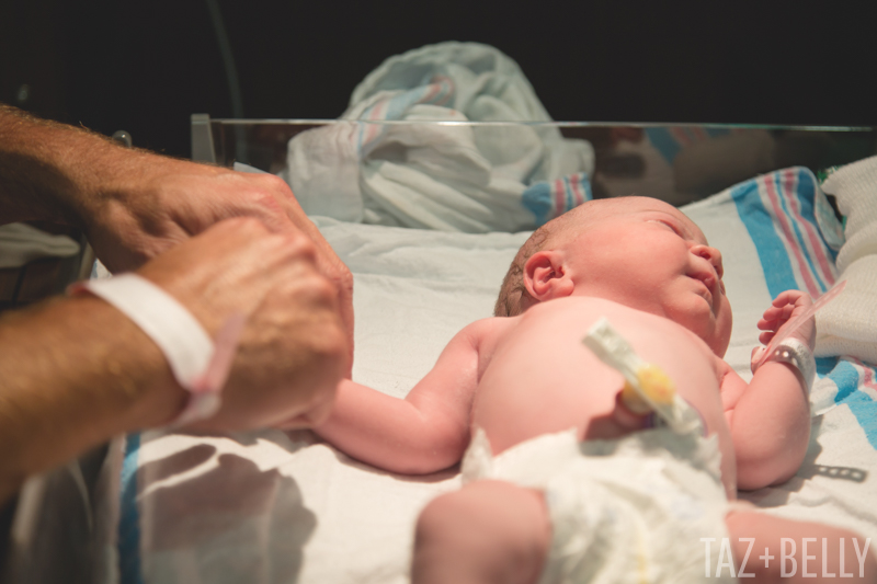 Polly's Birth Story | tazandbelly.com